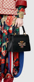 Queen Margaret Small Top Handle Bag, Black
