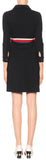 Black Web-Trimmed Dress