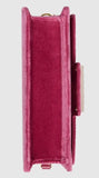 Shoulder Bag with Square G, Pink