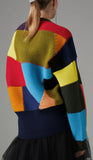 Patchwork Wool Sweater