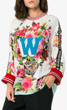 Peonie Print Sports Top