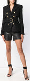 Belted Double-Breasted Jacket