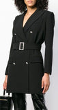 Tailored Double-Breasted Blazer
