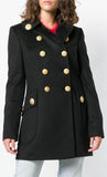 Double-Breasted Fitted Coat