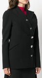 Short Black Wool Coat