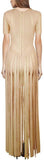 Gold Metallic Fringe Dress