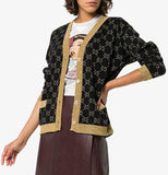GG Cotton Lurex Cardigan