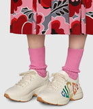 Rhyton Glitter Leather Sneakers