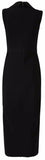 Sequined Mesh Stretch Lace-Up Dress