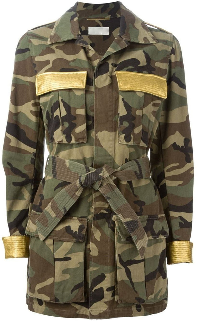 Camouflage Military Jacket - DESIGNER INSPIRED FASHIONS