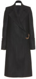 Chain Embellished Coat in Black - DESIGNER INSPIRED FASHIONS