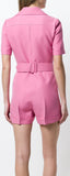 Belted Short Jumpsuit