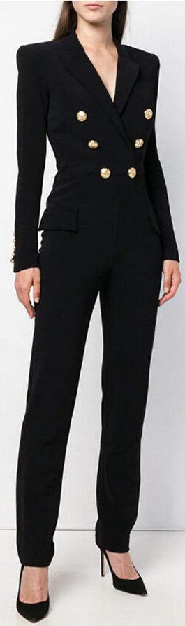 Double-Breasted Jumpsuit