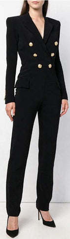 Double-Breasted Jumpsuit