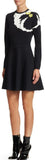 Pansy Jacquard Knit Dress
