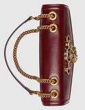 Medium Shoulder Bag with Tiger Head - Black, Red, Green, White
