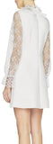 Twill And Lace Dress