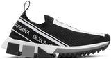 Logo Slip-on Sneakers -Purple, Black, White
