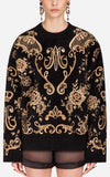 Embroidered Knit Sweater