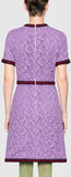 Flower Lace Dress, Purple
