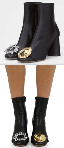 Black Jewel Elliptic Boots