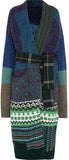 Oversized Patchwork Cardigan Coat