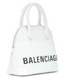 Ville S Leather Tote, White
