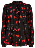 Petal Print Blouse
