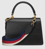 Queen Margaret Small Top Handle Bag, Black