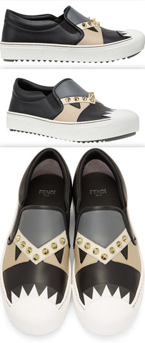 Studded Slip-On Sneakers