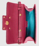Shoulder Bag with Square G, Pink