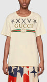 Oversize T-Shirt with Logo and Stars