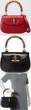 Bamboo Classic leather Handbag - (Black or Red) - DESIGNER INSPIRED FASHIONS