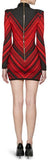 Chevron Knit Bodycon Dress