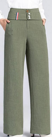 Woven Dress Pants - Green, Grey or Black
