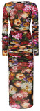Floral Fitted Jersey Dress