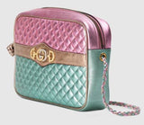 Laminated leather Small Shoulder Bag