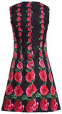 Roses Printed Mini Shift Dress