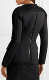 Black Tweed and Scuba Jacket
