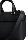 The Small Leather Belt Bag, Black