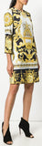 Baroque Print Dress
