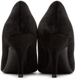 Black Velvet BB Heels