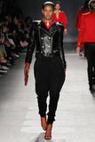 Double-Breasted Leather Jacket
