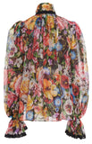 Pleated Organza Top