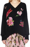 Amore Embroidered Sweater