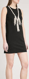 Bead-Embellished Mini Shift Dress | DESIGNER INSPIRED FASHIONS