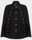 Medusa Medallion Cape Jacket