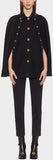Medusa Medallion Cape Jacket