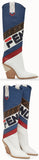 Logo Multicolored Boots  Material: Leather