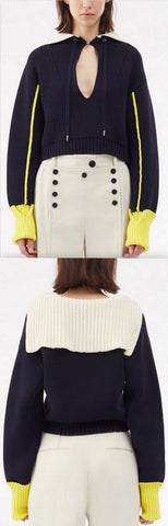 Sailor Zip Sweater